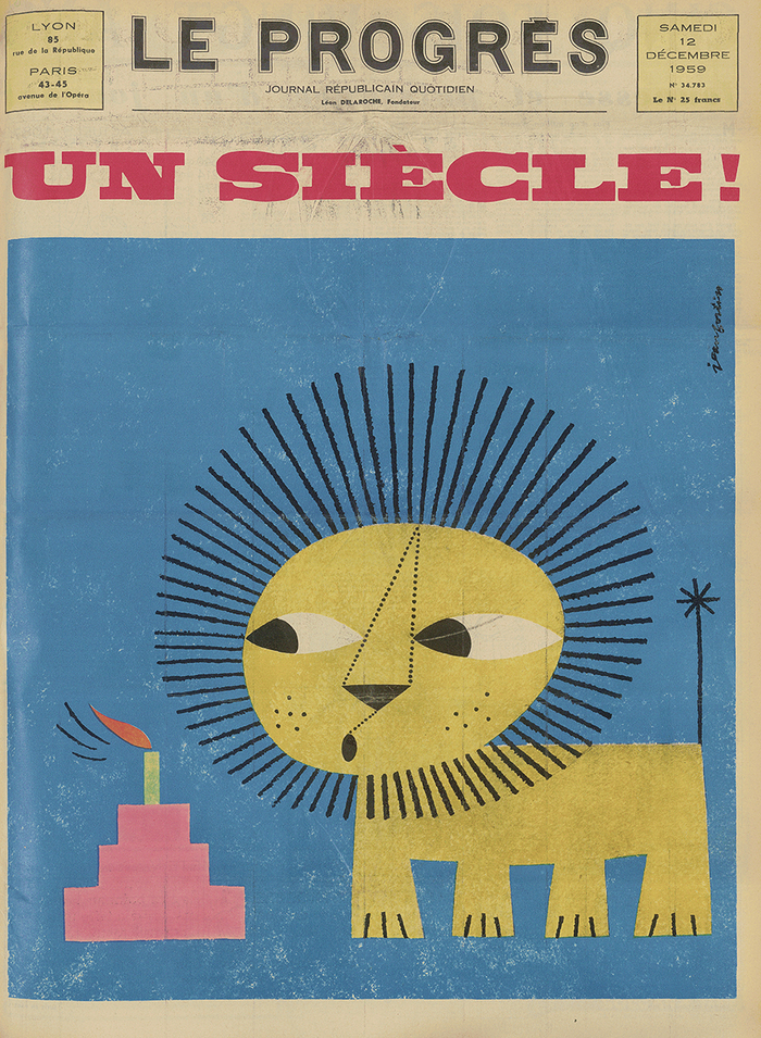 Un titre emblématique de la presse quotidienne lyonnaise : le Progrès de Lyon, Bibliothèque municipale de la Part-dieu, Lyon 03