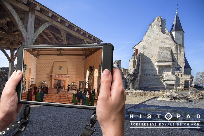 Une visite en immersion, Forteresse royale de Chinon, Chinon