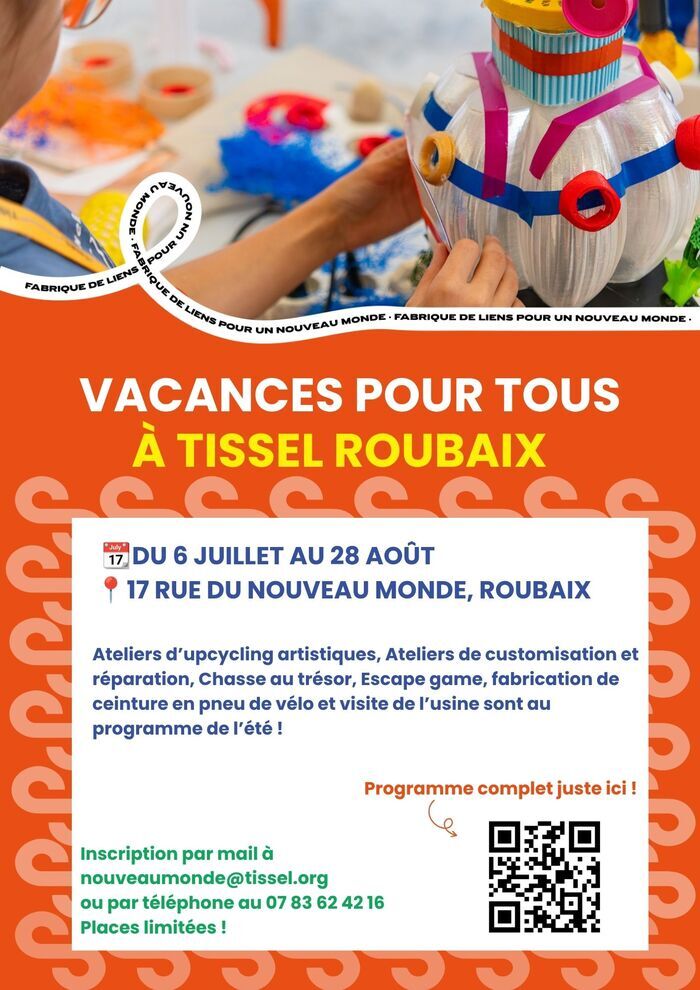 Vacances pour tous : Chasse au trésor Mahéddine Roobay, TISSEL, Roubaix