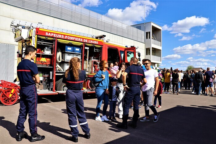 Venez apprendre à sauver des vies, SDIS de l&rsquo;Aube – Centre d&rsquo;incendie et de secours Troyes Ouest, Sainte-Savine