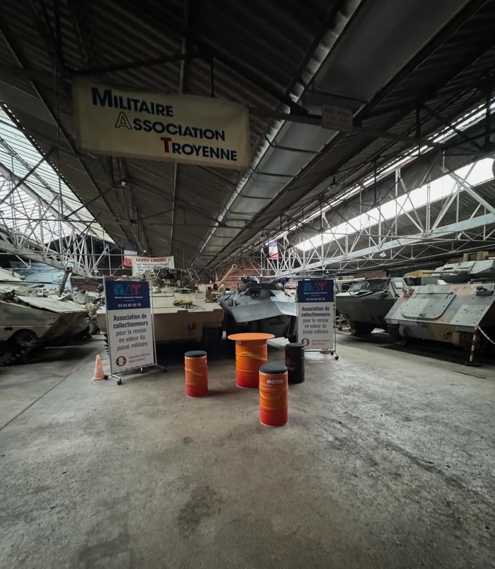 Venez découvrir une collection de blindés Militaire Association Troyenne Troyes