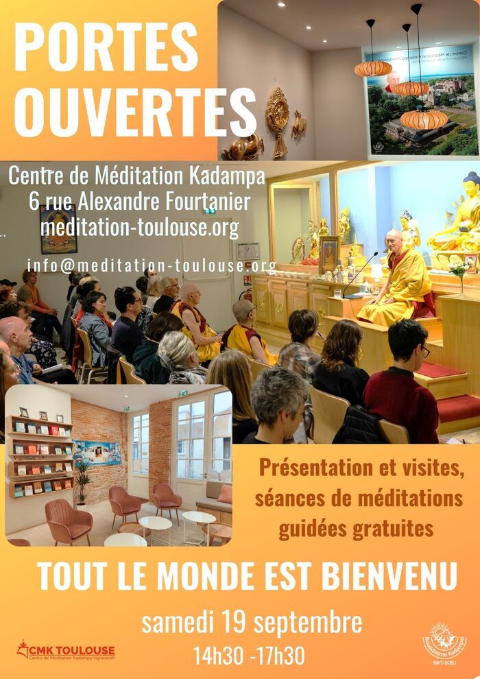 Venez essayer la méditation au centre Kadampa de Toulouse, Centre de méditation Kadampa Vajravarahi, Toulouse