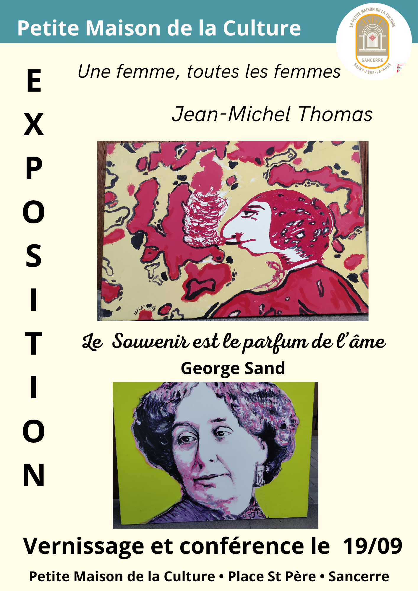 Vernissage et conférence de l'expostion Une femme