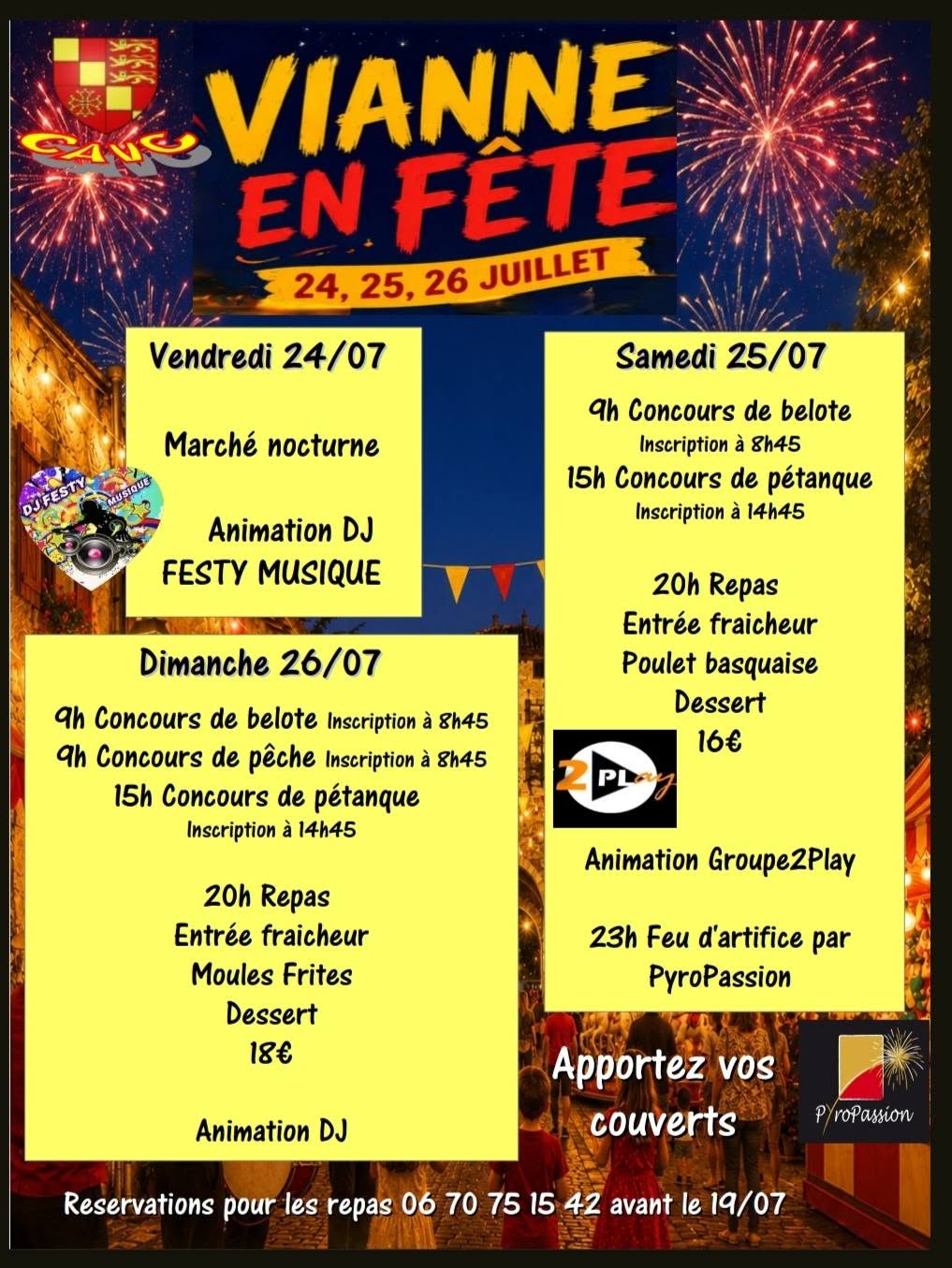 Vianne en fêtes ! Vianne