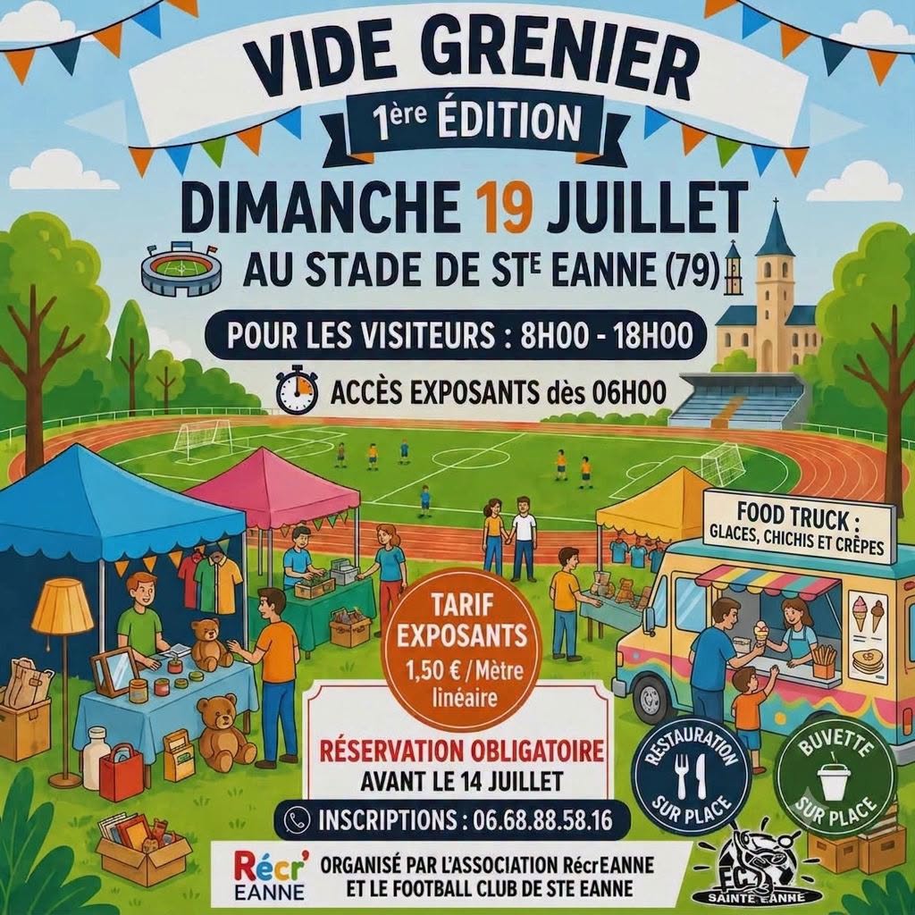 Vide Grenier 1ère édition Sainte-Eanne