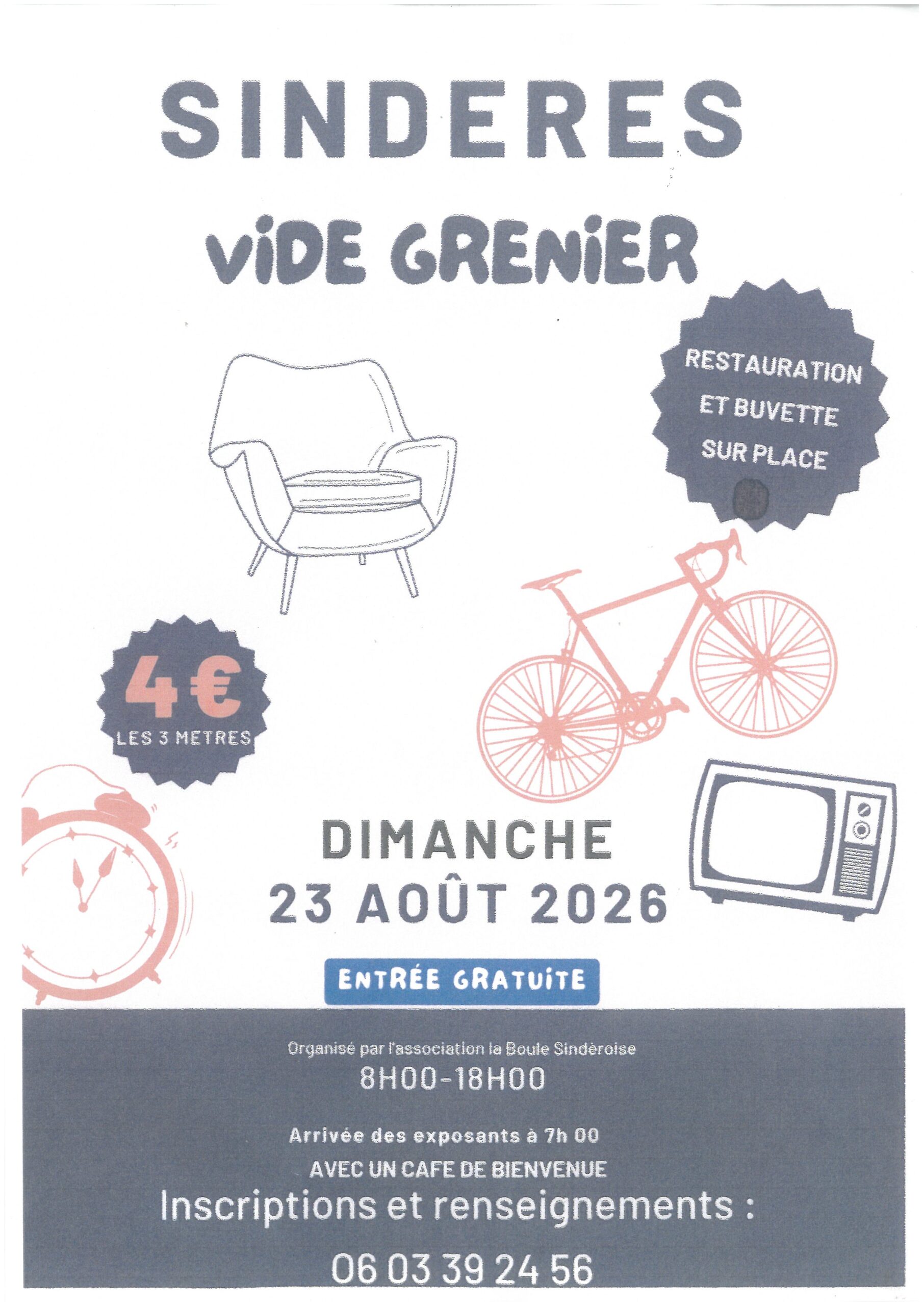 Vide grenier Boule Sindèroise Morcenx-la-Nouvelle