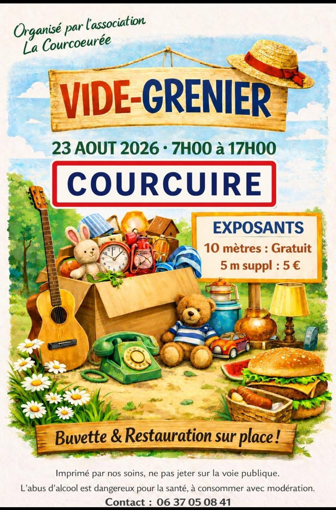 Vide Grenier Courcuire 2026-08-23