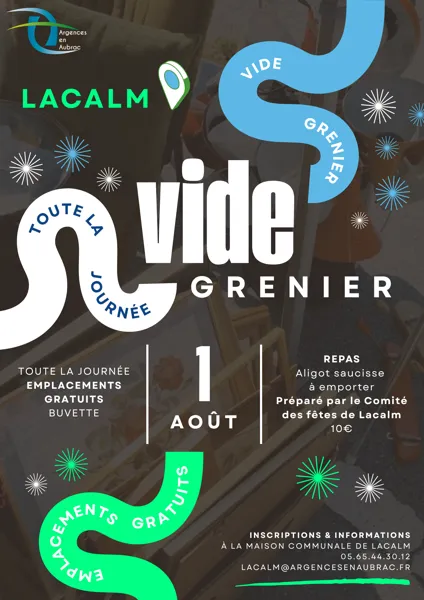 Vide-grenier de Lacalm  Argences en Aubrac