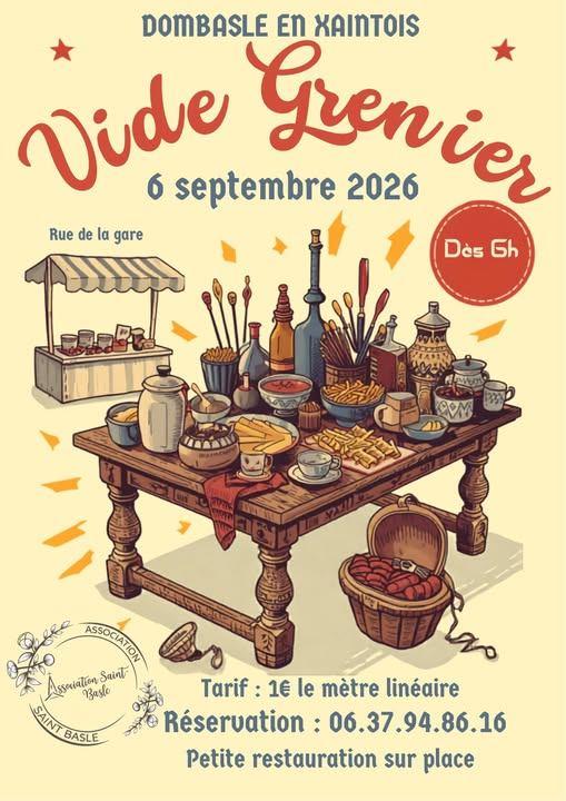 Vide Grenier  Dombasle-en-Xaintois