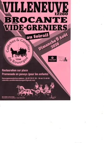Vide-grenier et brocante au Foirail Villeneuve