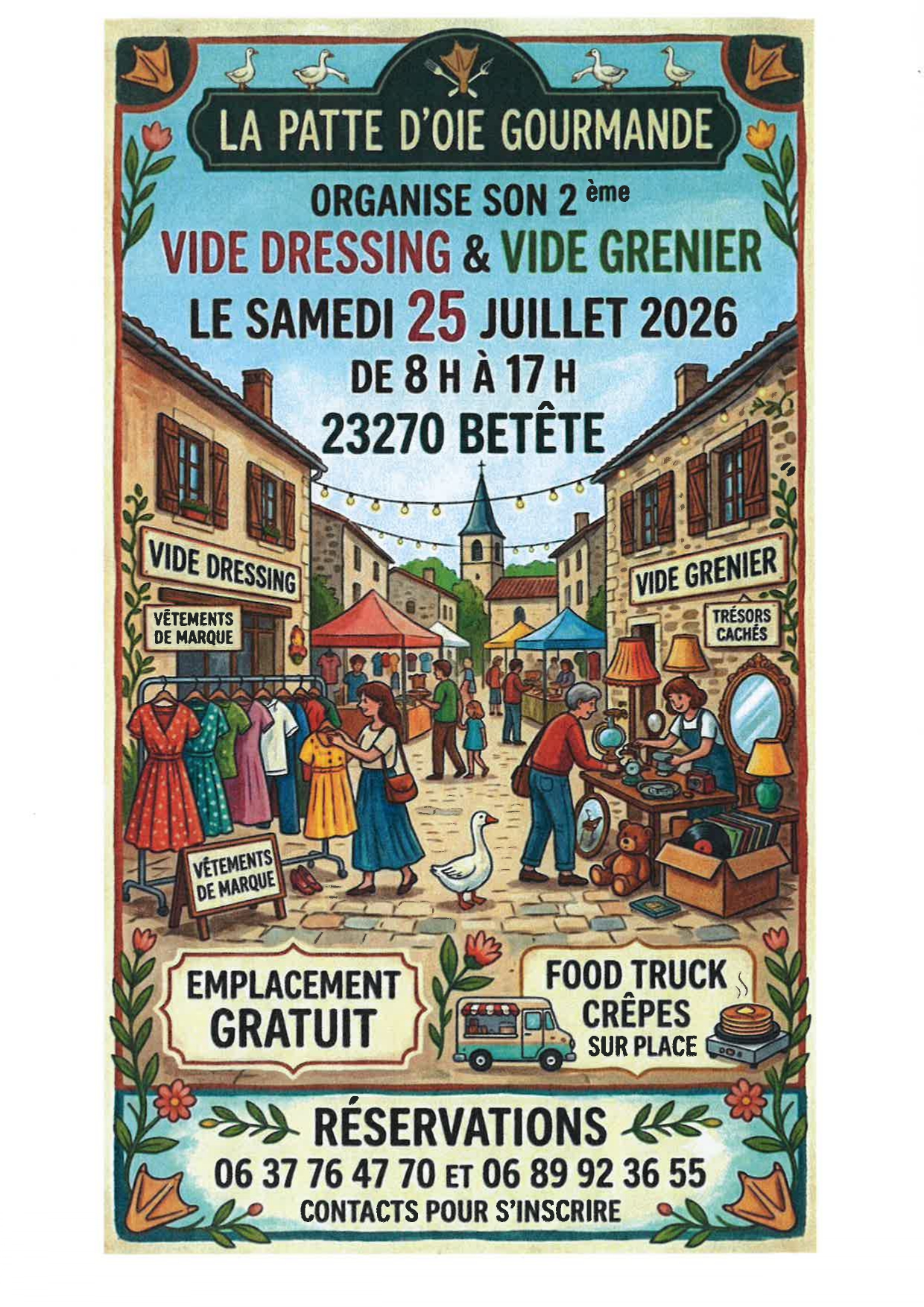 Vide grenier et vide dressing Bétête 2026-07-25