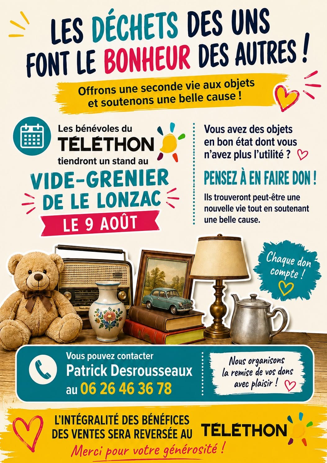 Vide grenier  Le Lonzac