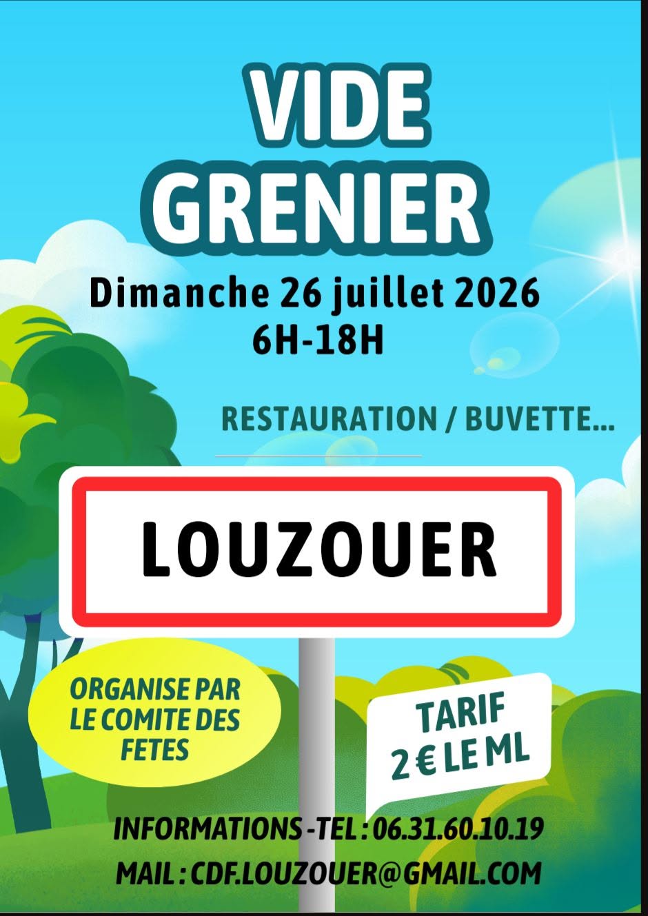 Vide grenier Louzouer