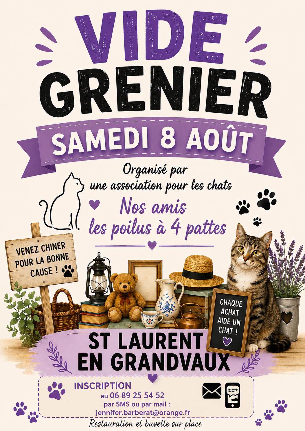 Vide-grenier  Saint-Laurent-en-Grandvaux