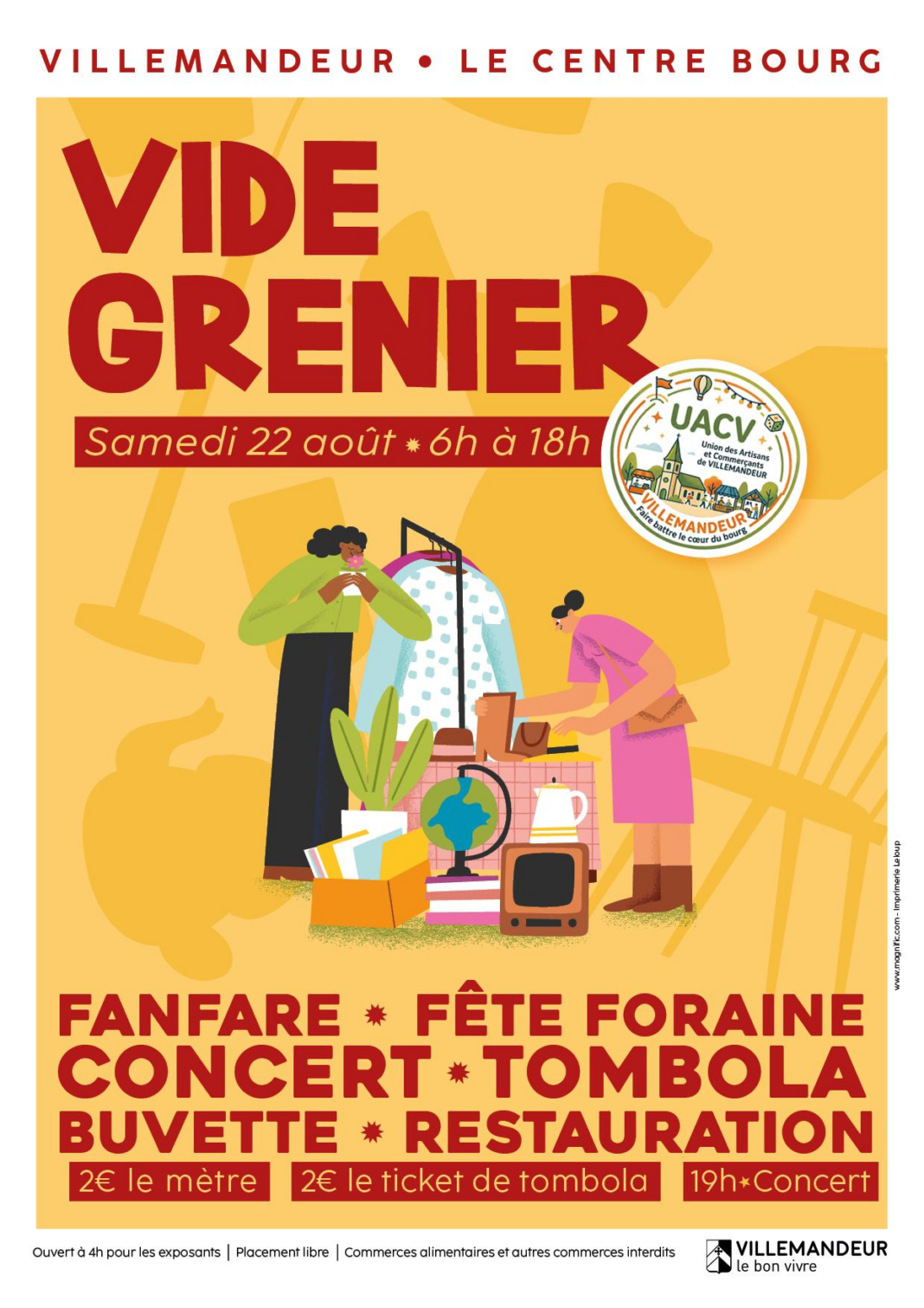 Vide grenier Villemandeur