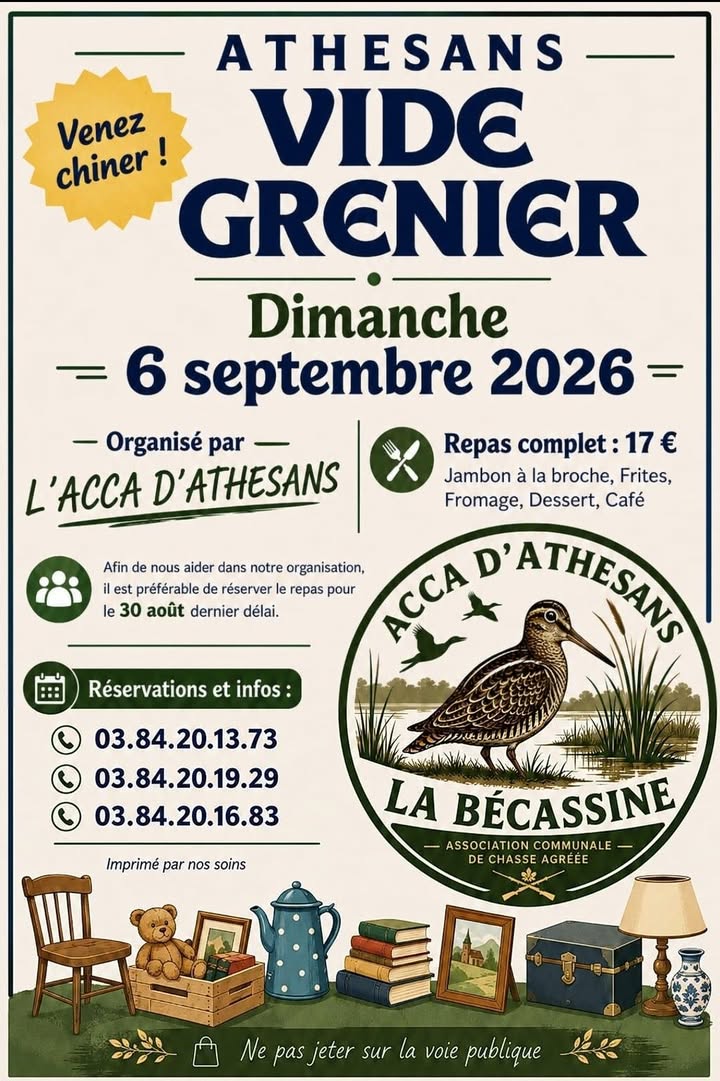 Vide-Greniers à Athesans Athesans-Étroitefontaine