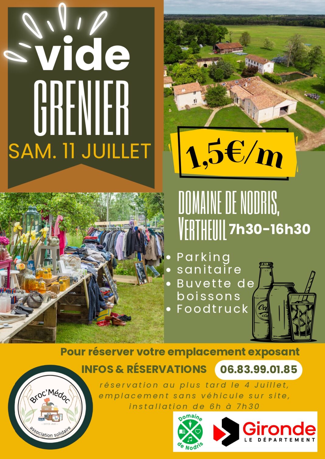 Vide-greniers à Vertheuil Domaine de Nodris Vertheuil