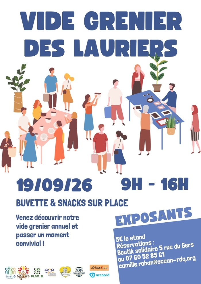 Vide-greniers des Lauriers Plan B Nantes