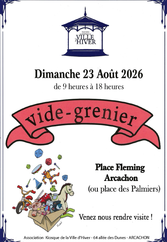 Vide-greniers d’été Arcachon