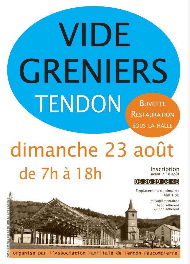 Vide-greniers Tendon
