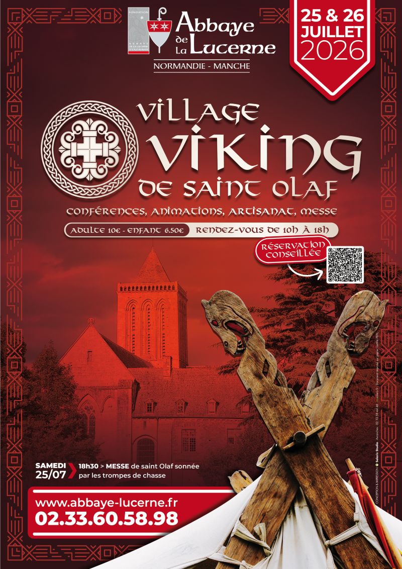 Village Viking de Saint Olaf 10e édition Abbaye de la Lucerne La Lucerne-d&rsquo;Outremer