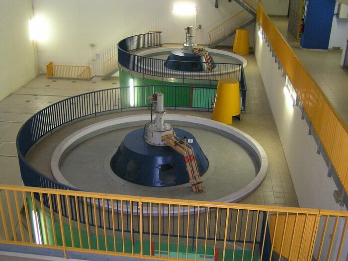 Visite commentée de la centrale hydroélectrique Saut de Sabo, Centrale EDF Saut de Sabo, Arthès