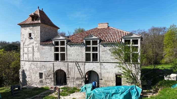 Visite commentée du chantier de la Maison Forte du Goulet, Maison du Goulet, Prayssas