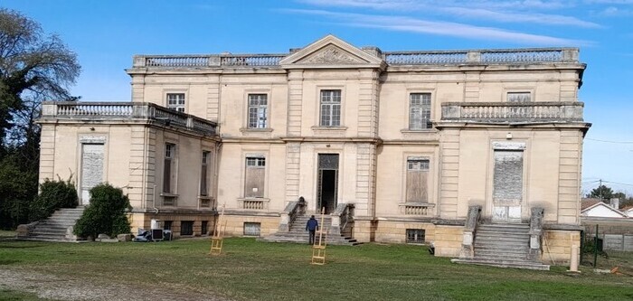 Visite commentée du chantier du château des arts, Château des arts, Talence