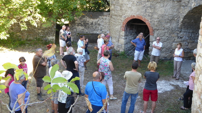 Visite commentée du four à chaux, Four à chaux de La Tour-sur-Orb, La Tour-sur-Orb