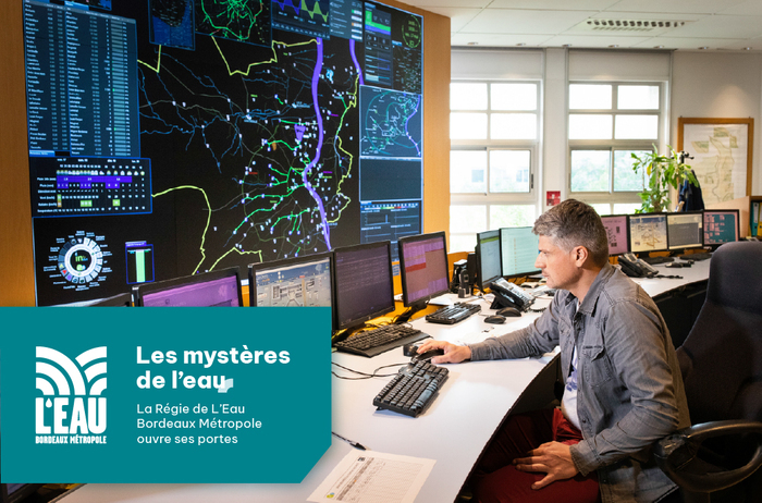 Visite commentée d&rsquo;un site unique et référence nationale de gestion des eaux pluviales !, Télécontrole RAMSES et son espace pédagogique, Bordeaux