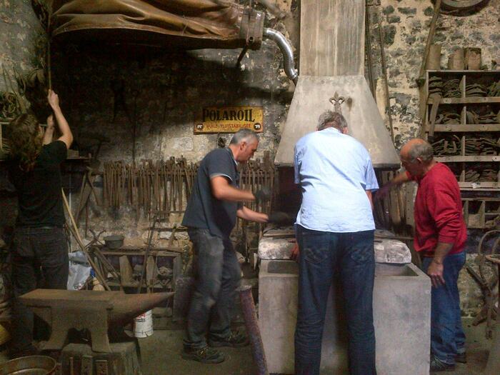 Visite commentée d’une ancienne forge de village, Ancienne forge, Écurat