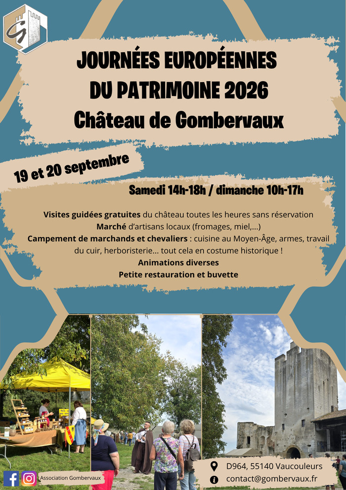 Visite costumée et animée du château de Gombervaux, Château de Gombervaux, Vaucouleurs