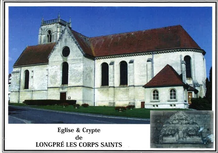 Visite crypte et Collègiale de Longpré les Corps Saints, eglise 80510 Longpré les Corps Saints, Longpré-les-Corps-Saints