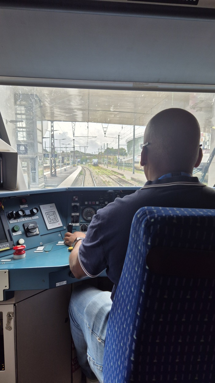 Visite de cabine et rencontre avec des conducteurs, Gare de Chartres, Chartres