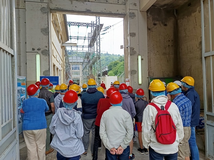 Visite de la centrale hydroélectrique du Vintrou, Usine EDF du Vintrou, Pont-de-Larn