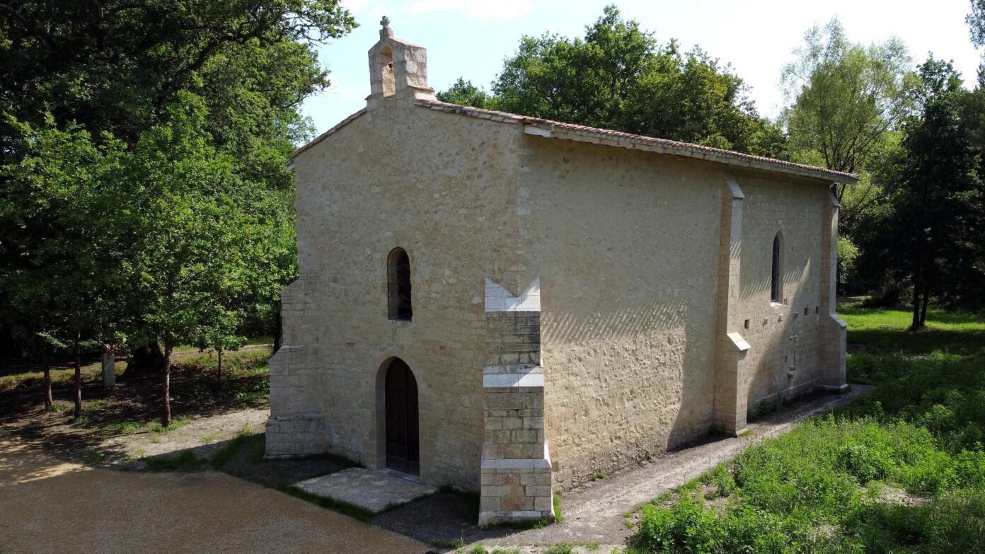 Visite de la chapelle de Brax journées du patrimoine Chemin du Terrey Landiras