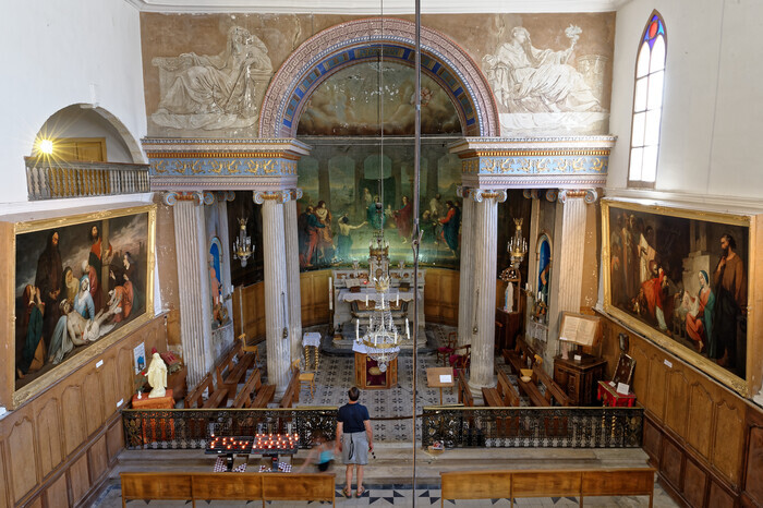 Visite de la chapelle des Pénitents Blancs, Chapelle des Pénitents Blancs, Aigues-Mortes