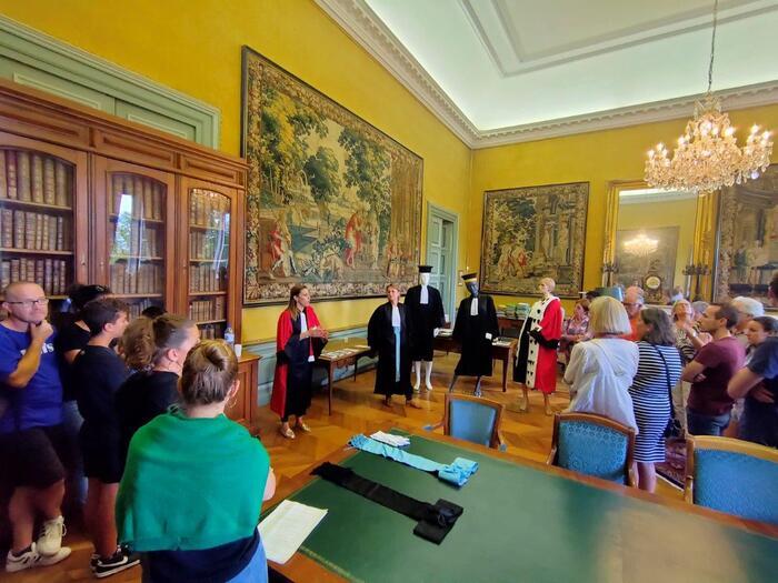 VISITE DE LA COUR D&rsquo;APPEL, Cour d&rsquo;Appel de Riom, Riom