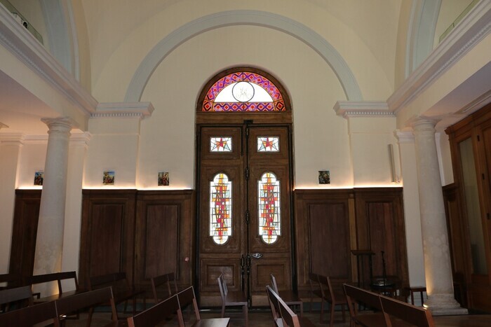 Visite de la cour d’honneur et de la Chapelle de l’institut Saint Thomas de Villeneuve, Institut Saint Thomas de Villeneuve, Saint-Germain-en-Laye