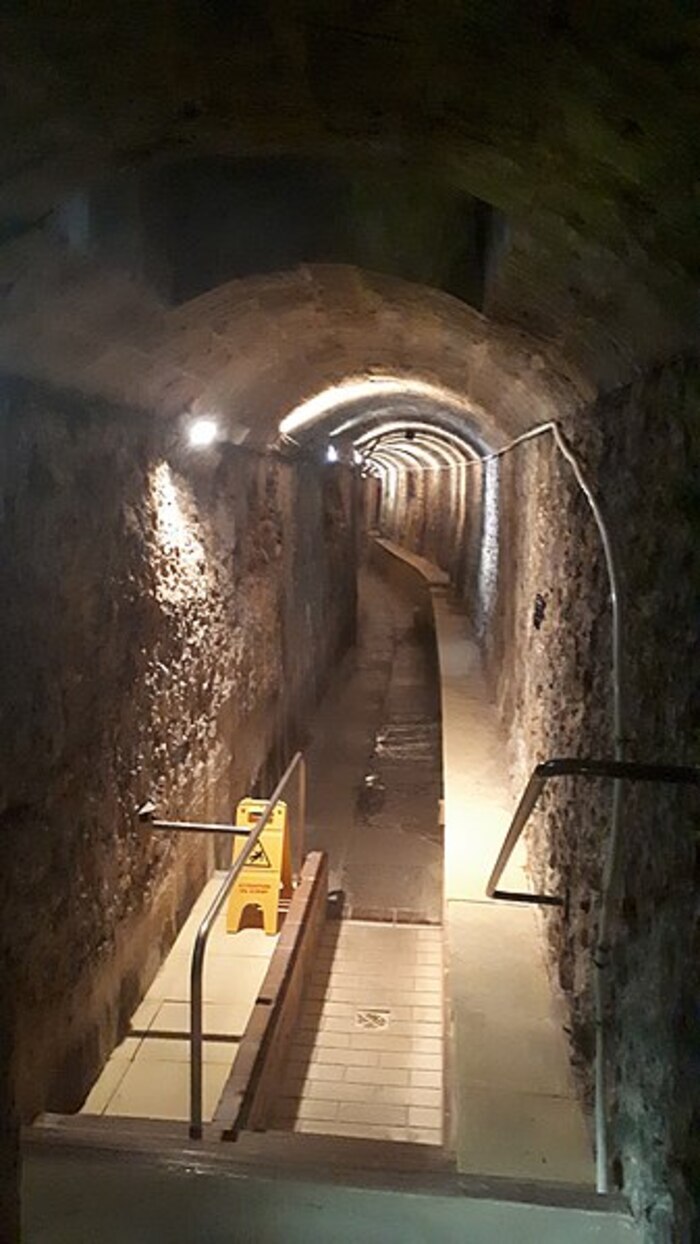 Visite de la piscine Jutier, Piscine Jutier (vestige gallo-romain), Plombières-les-Bains