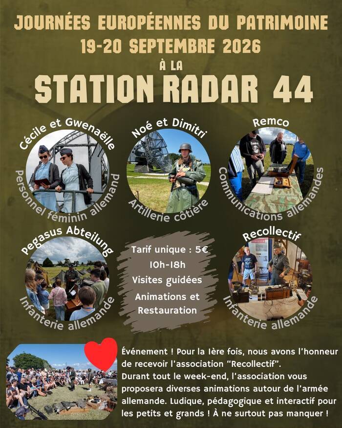 Visite de la station Radar 44, Station Radar 44 – musée franco-allemand du Radar, Douvres-la-Délivrande
