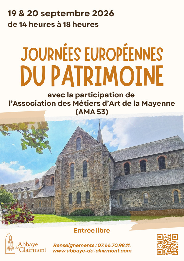 Visite de l'abbaye de Clairmont 53940 Le Genest Saint Isle Le Genest-Saint-Isle