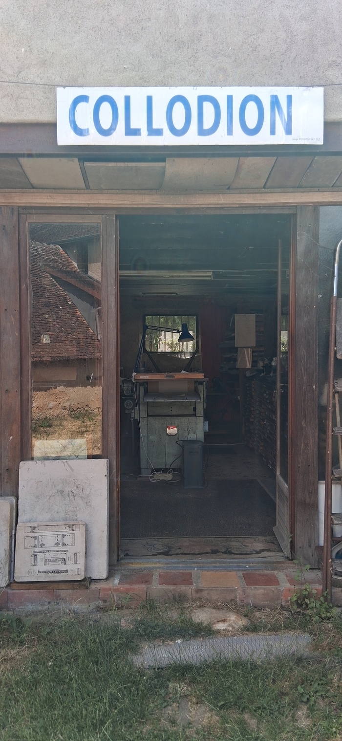 Visite de l&rsquo;atelier des éditions Collodion, Atelier d&rsquo;éditions Collodion, Mers-sur-Indre