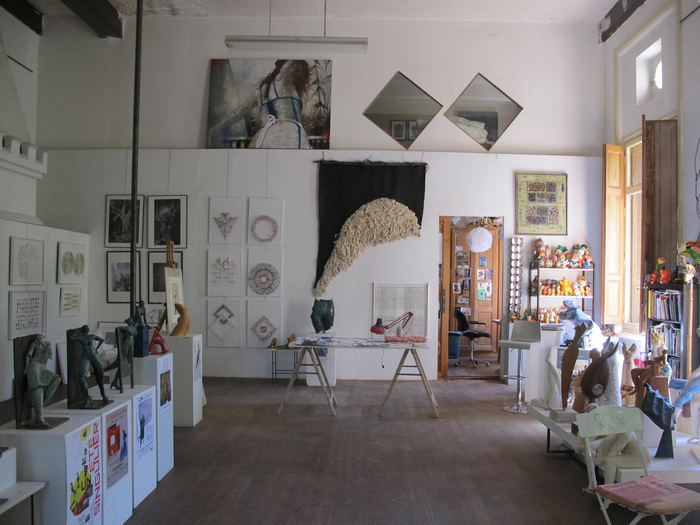 Visite de l&rsquo;atelier du sculpteur Pierre Vallauri, Atelier du sculpteur Pierre Vallauri, Jouques