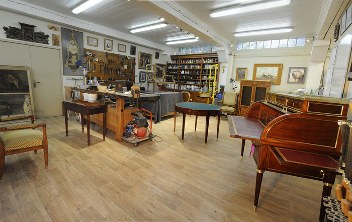 Visite de l’atelier Laurent Fenneteau, Atelier Laurent Fenneteau, Gelos
