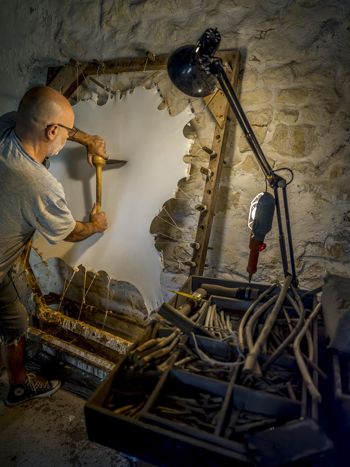 Visite de l'atelier parcheminier L'atelier parcheminier Levroux