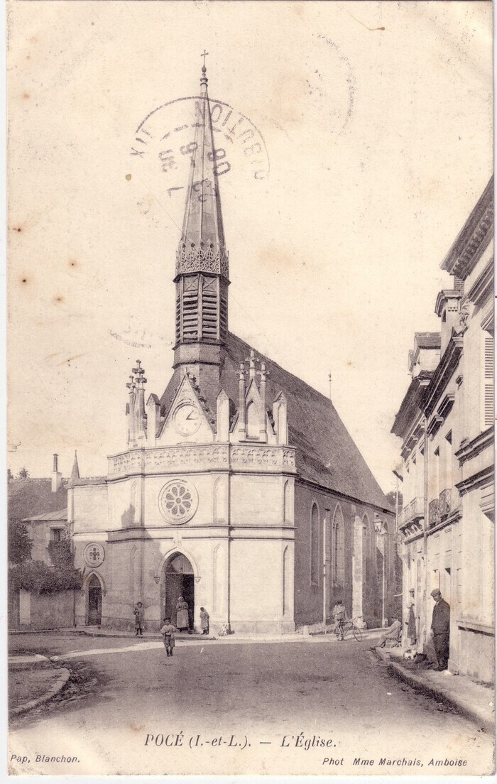 Visite de l&rsquo;église de Pocé-sur-Cisse, Église Pocé sur Cisse, Pocé-sur-Cisse