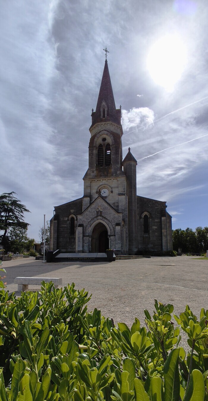 Visite de l’église Saint-Romain, ses abords et sa vue panoramique, Église Saint-Romain, Cenon