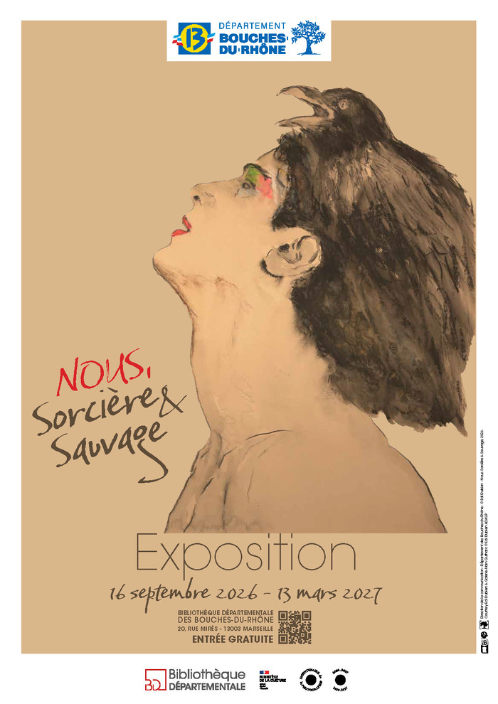 Visite de l’exposition NOUS, Sorcière & Sauvage, Bibliothèque départementale des Bouches-du-Rhône, Marseille
