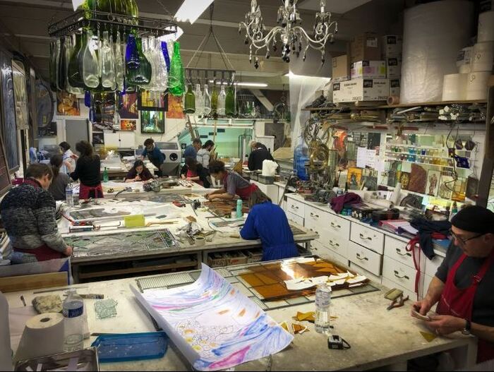 Visite des Ateliers de la Maison du Vitrail, La Maison du Vitrail, Paris